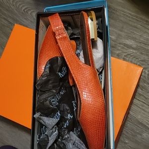 Dark Orange Shoes